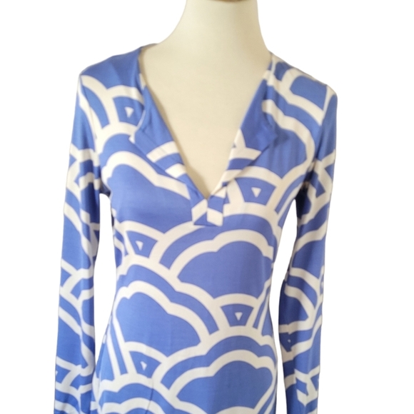 Diane Von Furstenberg Reina Silk Jersey‎ Knit Mini Dress - Picture 3 of 7